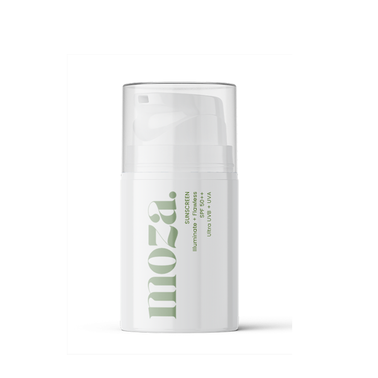 MOZA. Sunscreen ILLUMINATE + FLAWLESS SPF50++
