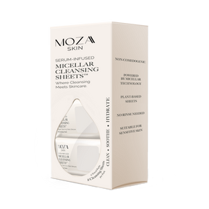 MOZA Skin Serum-Infused Micellar Cleansing Sheets