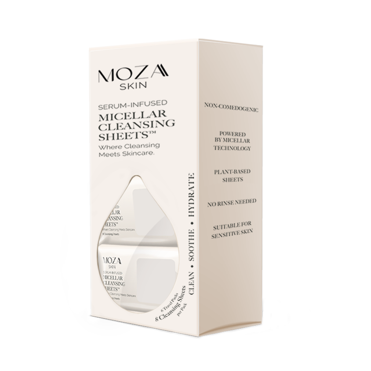MOZA Skin Serum-Infused Micellar Cleansing Sheets