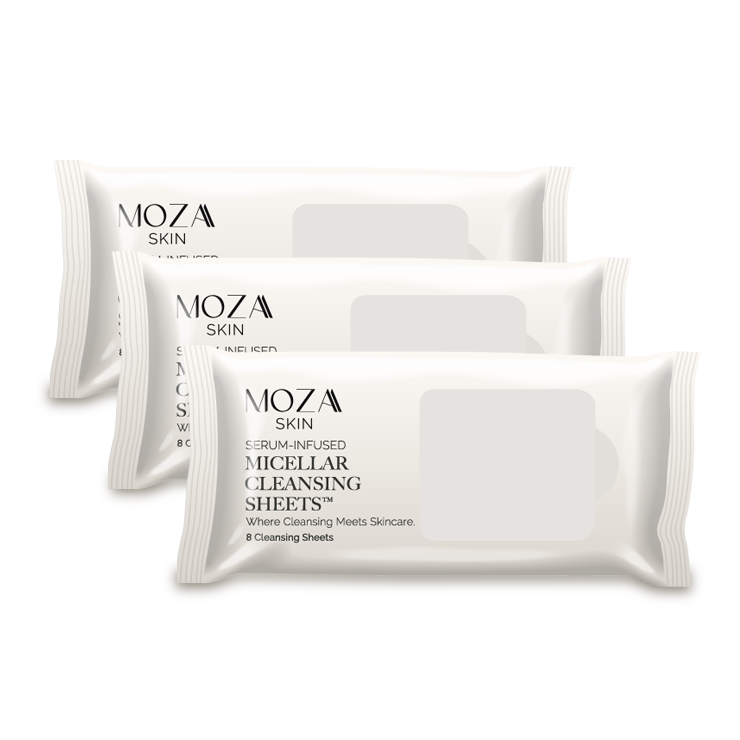 MOZA Skin Serum-Infused Micellar Cleansing Sheets