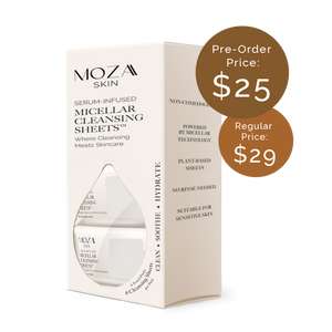 MOZA Skin Serum-Infused Micellar Cleansing Sheets